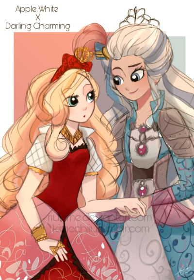 ever after high apple and darling