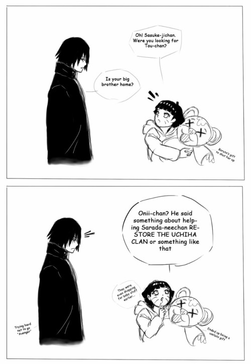 misteryous-stranger:valkyriefreia:Restoring ze Uchiha clan...