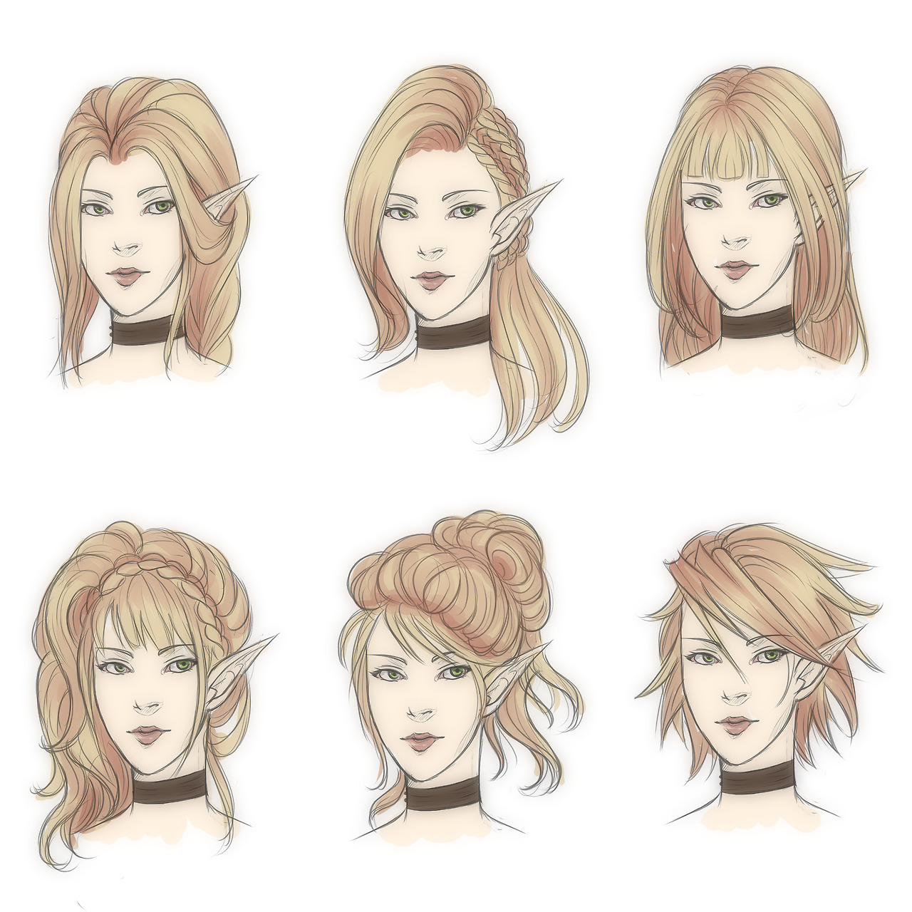 Outer Heaven Random Elven Hairstyles