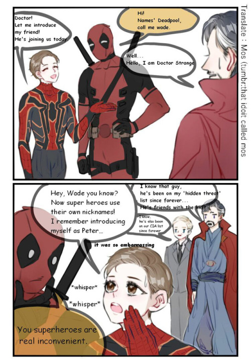 sandsawako:Deadpool comes to the fight——！！