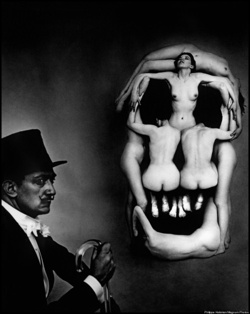 sub-textural:Always surreal.  Salvador Dali with models, In...