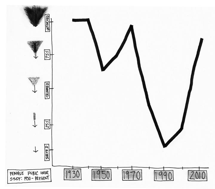 Eatsleepdraw Female Pubic Hair Evolution Study