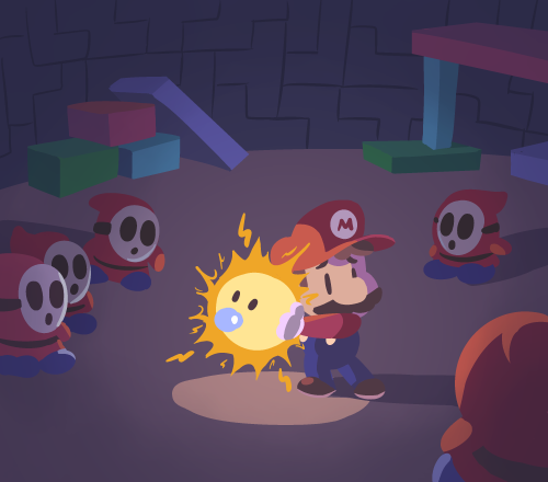 tubartist:My complete Paper Mario set, with all of the...