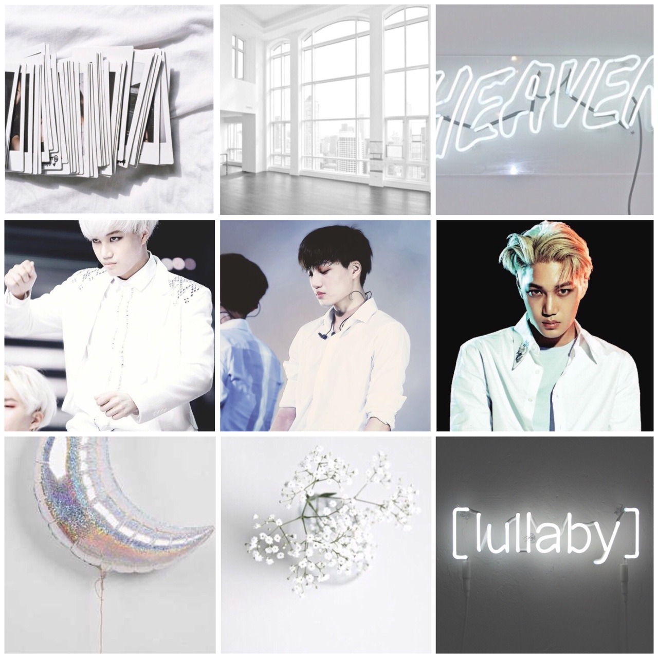 The EXO Blog We Never Meant To Become — Kai: White Aesthetic Moodboard ...