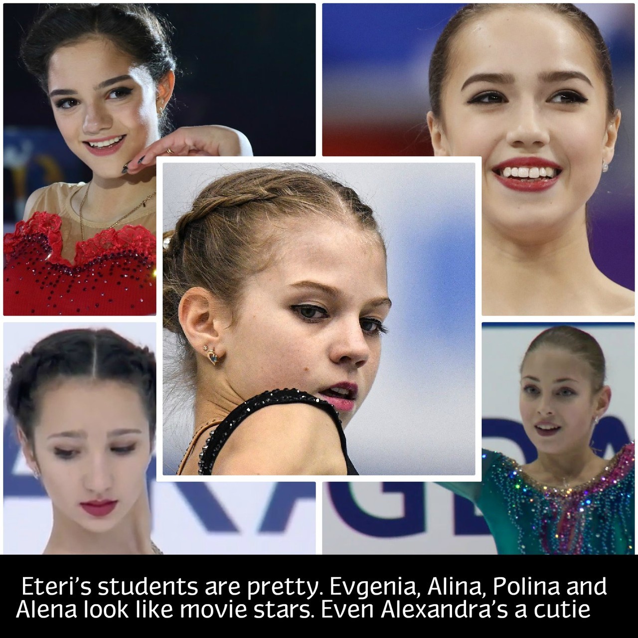 Eteri's students are pretty. Evgenia,...