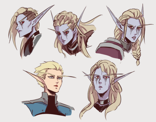 slackergami:Sylvanas hairstyle sketches over stream zzz ko-fi