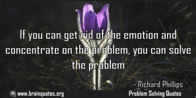 solve the problem quotes