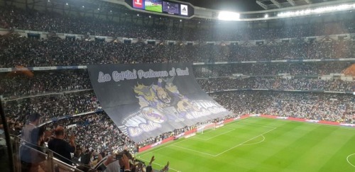 salehmadridista:Real Madrid fans Tifo [The capital belongs to...