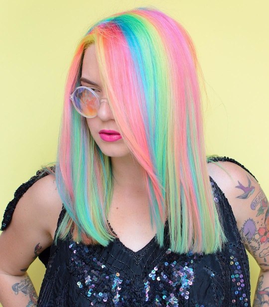 Pastel Neon Hair Tumblr Posts Tumbral Com