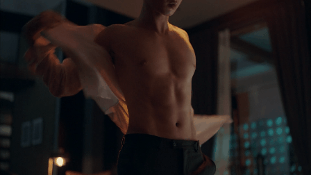 Image result for Park Seo Joon shirtless gif.