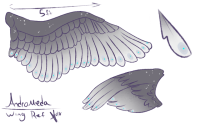 Angel Wings Drawing Reference - Carinewbi