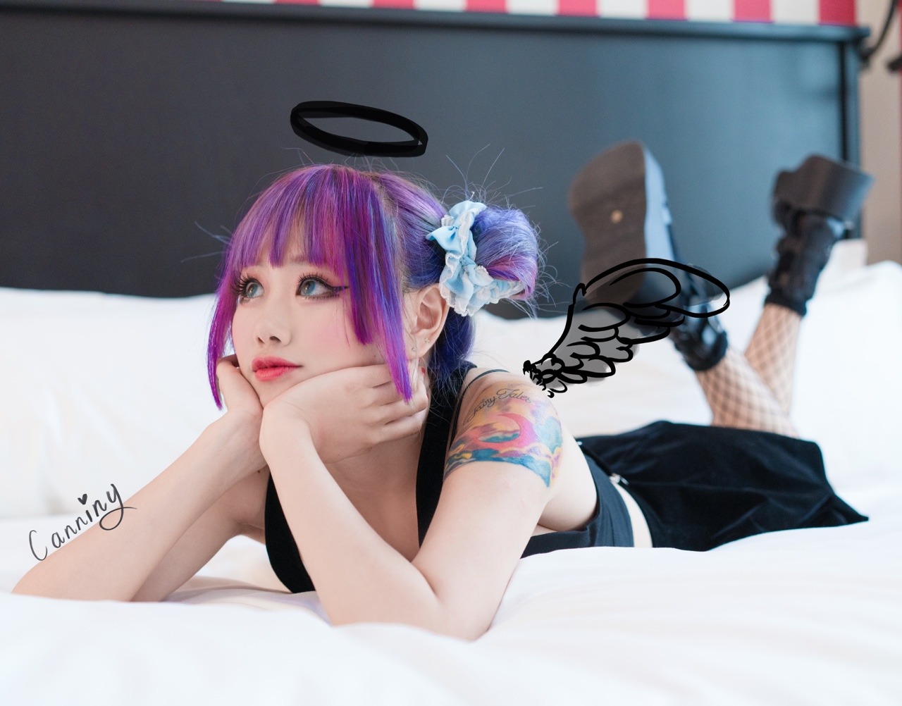 Canniny — Instagram: canniny Blue-violet hair becomes my...