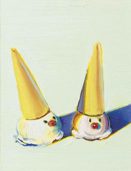 thunderstruck9:Wayne Thiebaud (American, b. 1920), Two Jolly...