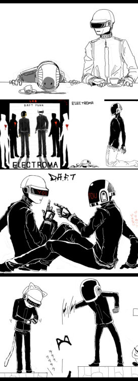 4mi-t:My old Daft punk Fanart ( Part 2 !hee-he–...