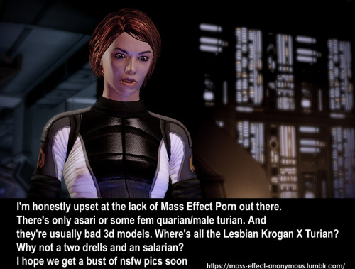 Asari Animated Porn - Mass Effect Confessions â€” About the Lack of Mass Effect Porn ...