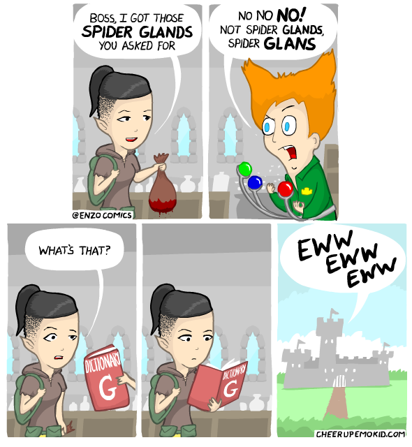 EnzoComics  brew a special potion in today s Cheer Up 