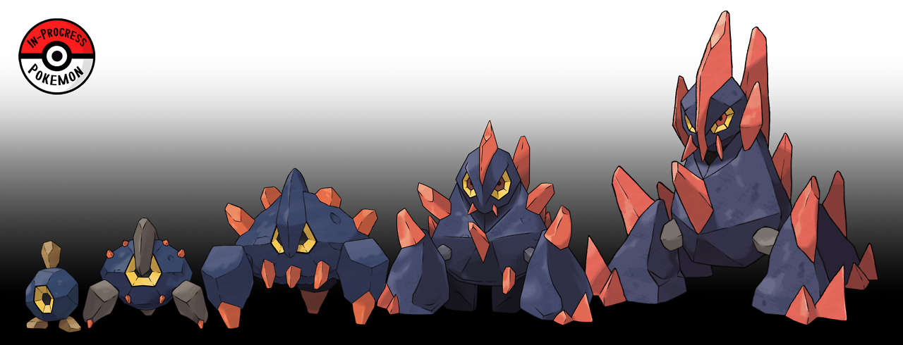 InProgress Pokemon Evolutions 524.5 Roggenrola were