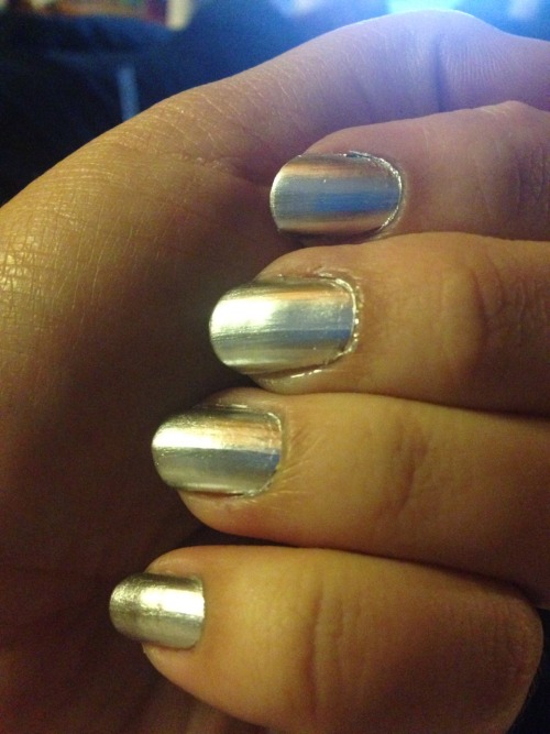 I love chrome polish.