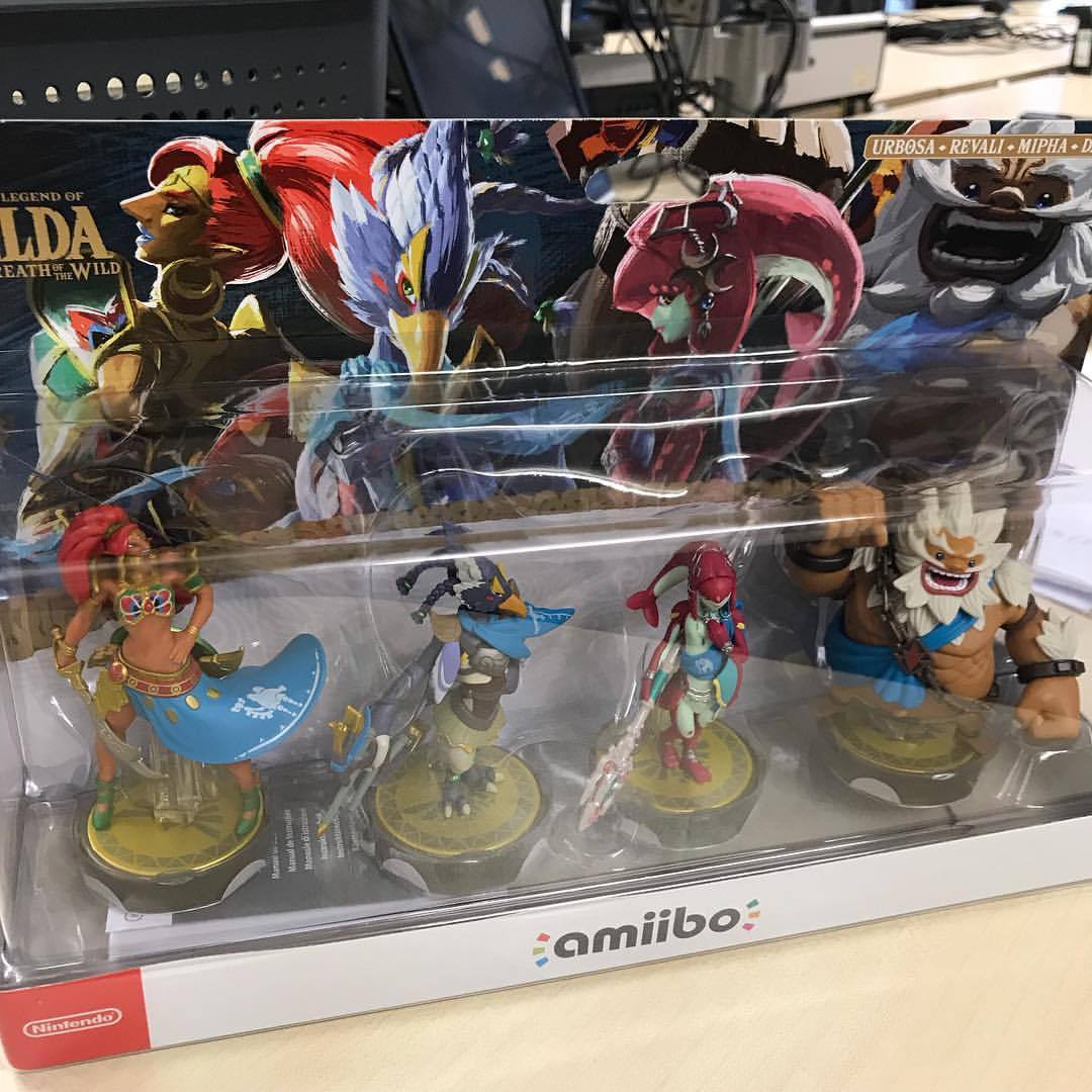 urbosa revali mipha & daruk amiibo