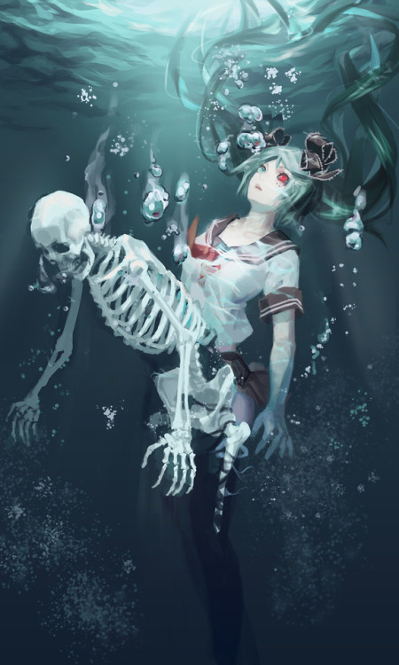 anime underwater  Tumblr