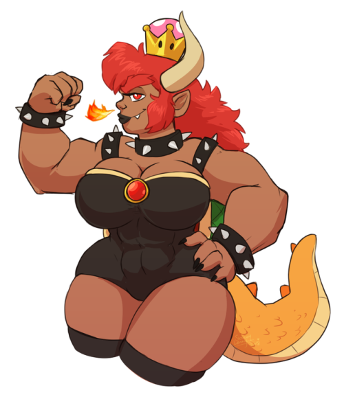 owlfluffs:Bowsette from September’s Fanart...