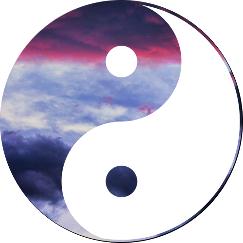 yin yang overlays | Tumblr