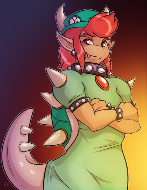 So Princess Bowser is apparently a thing!Highres and PSD files...