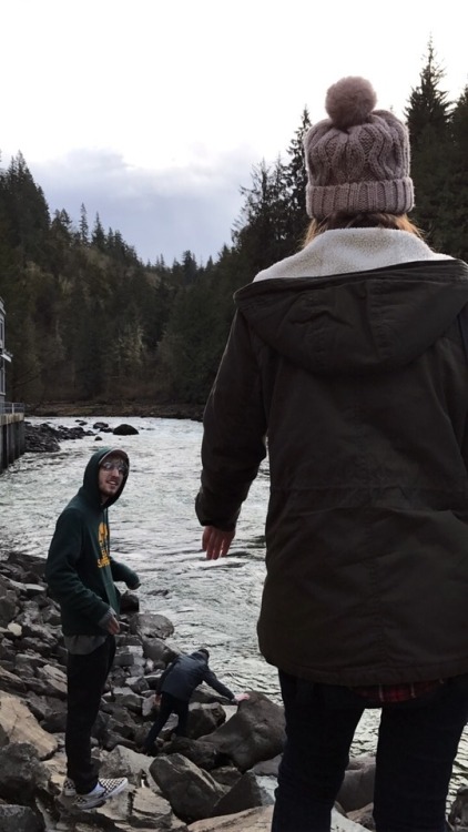 The four of us drove over to Snoqualmie Falls and...