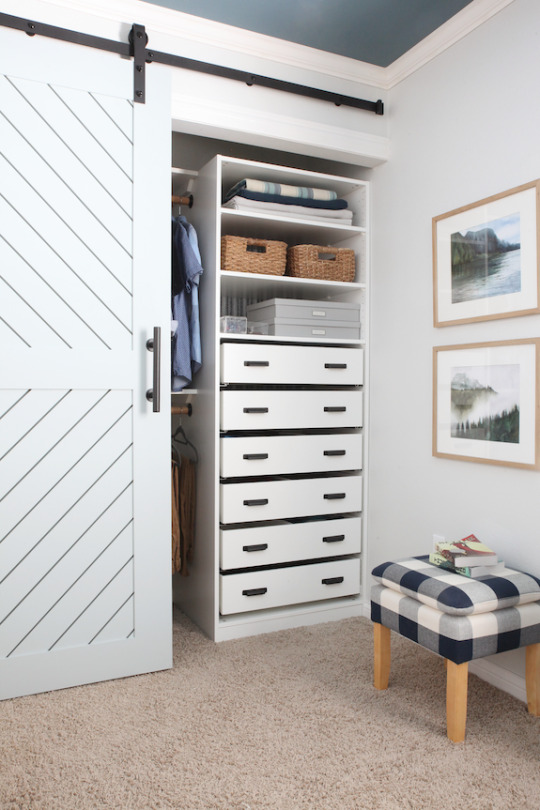 IHeart Organizing DIY Sliding Barn Door Teen Closet