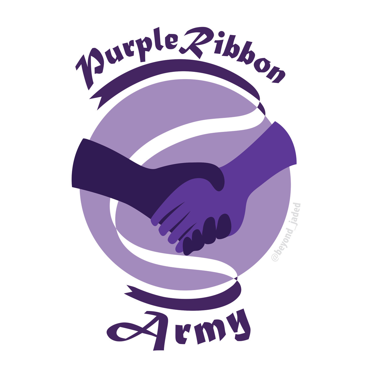 purple ribbon army | Tumblr