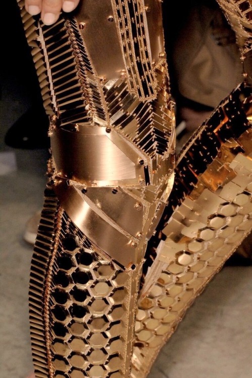 miss-mandy-m:Balenciaga Spring 2007- futuristic metallic...