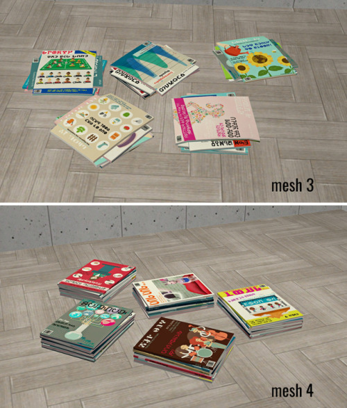 mswn:TS2 Deco Magazines in Simlish!So I made 30 tiny magazine...