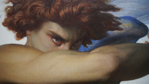 c0ssette:Alexandre Cabanel “Fallen Angel” detail.