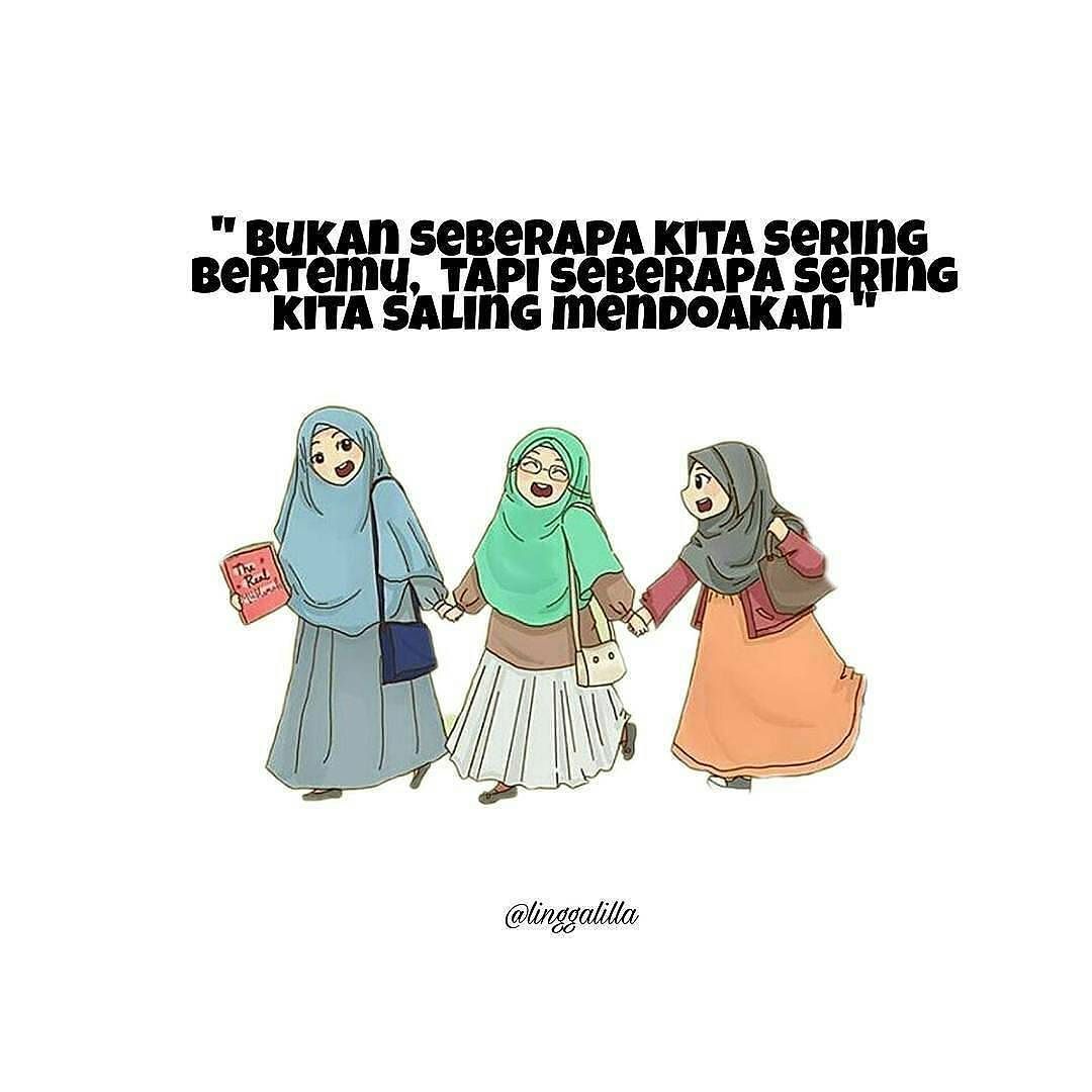  Gambar  Kartun  Muslimah Putus  Cinta  Love