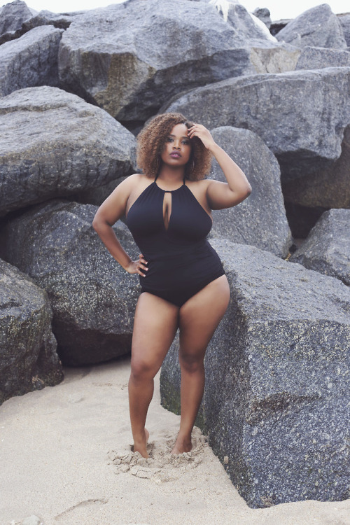 bigbeautifulblackgirls:IG: @vena_crownnSwimsuit: JC Penny