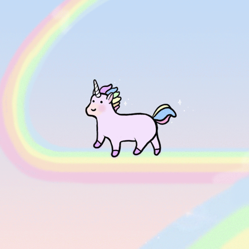 Risultati immagini per tumblr gif unicorni