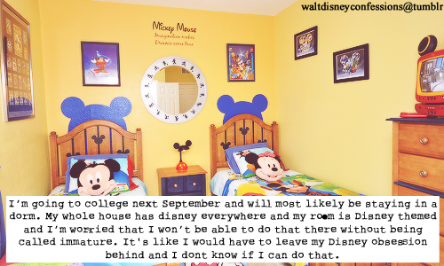 Walt Disney Confessions I M Going To College Next September And