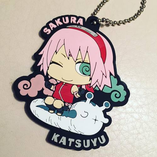 kawaii keychain keyring merch sakura japan chibi naruto anime sakura haruno