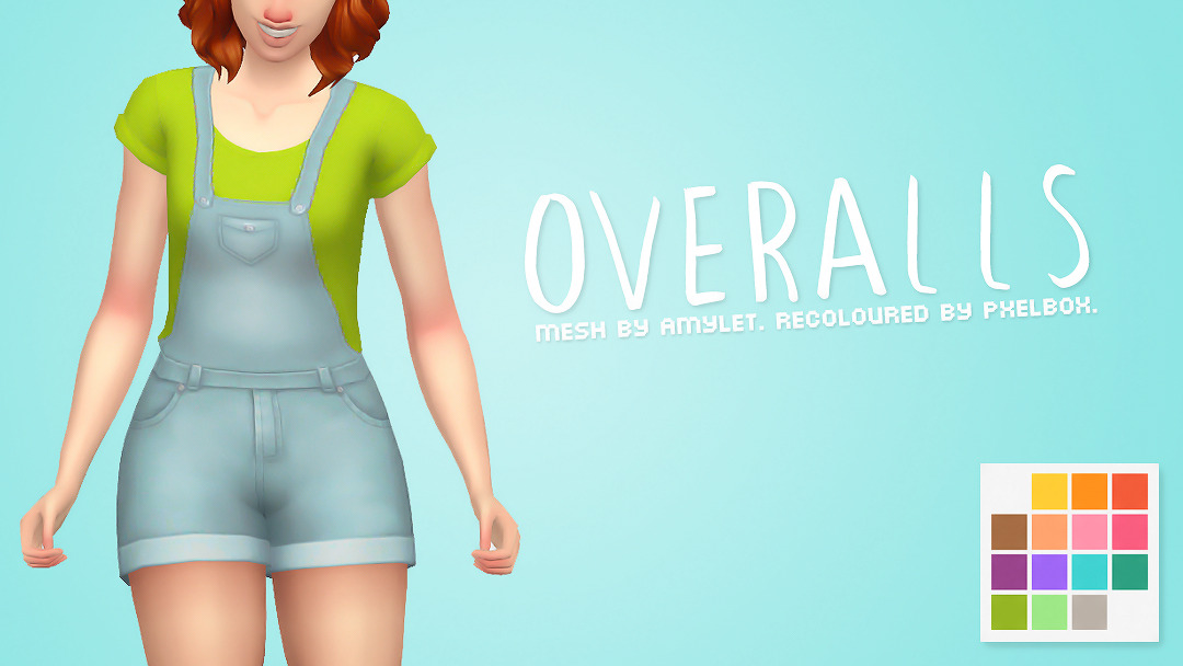 Sims 4 Maxis Match Overalls