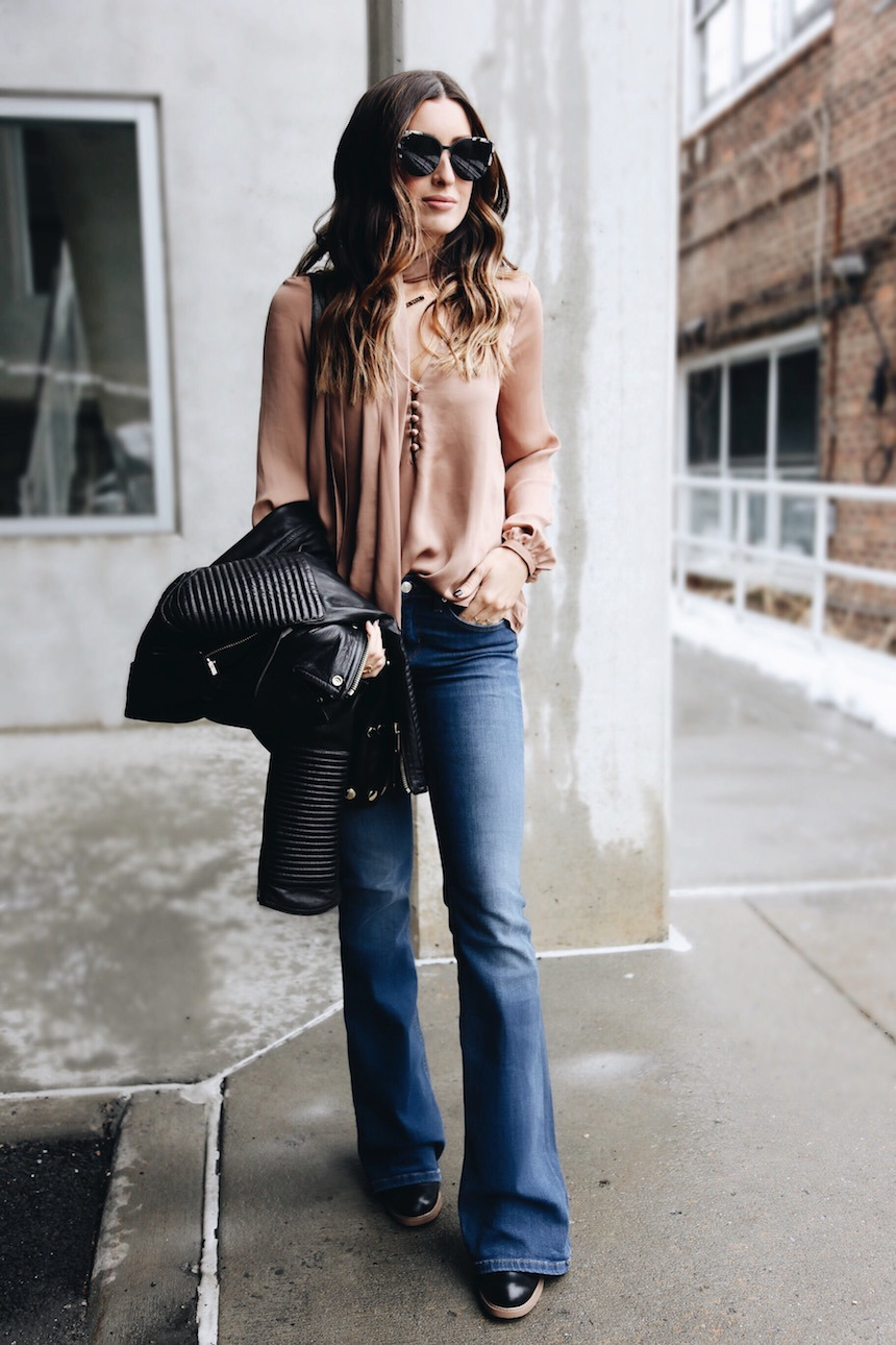 Cute Clothes & Street Style — Neck Tie Blouse via http://ift.tt/2nD0CQo