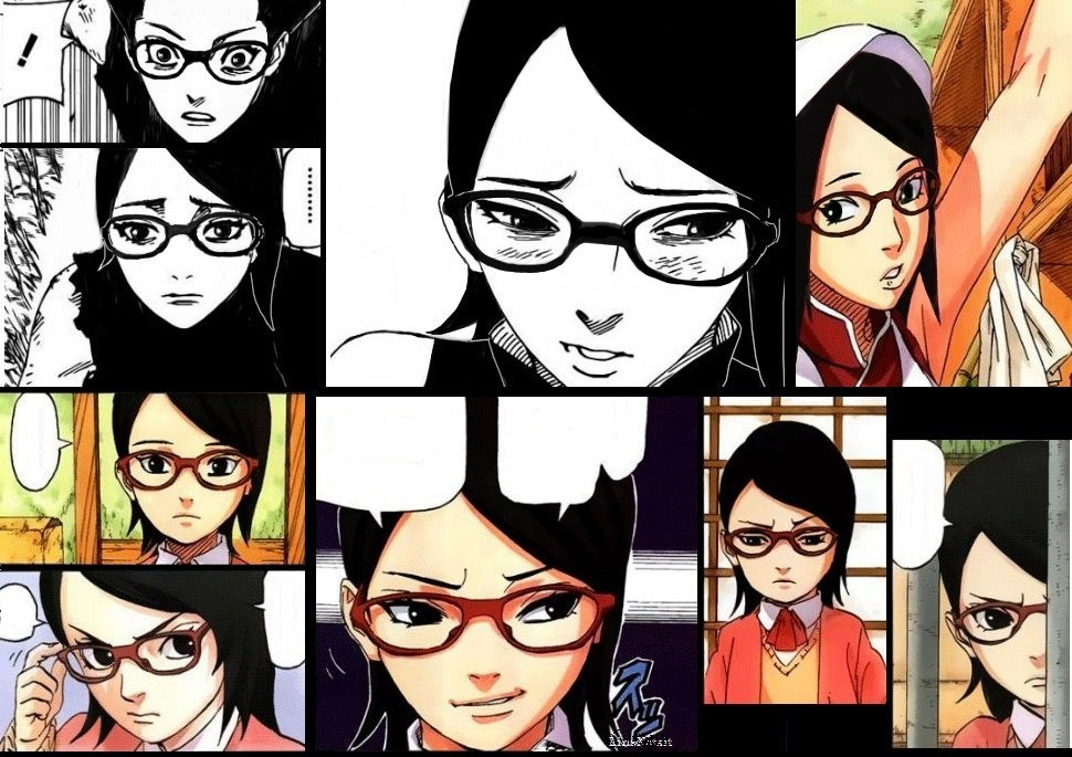 I saw some people bitching about Sarada about particular part of hers. 