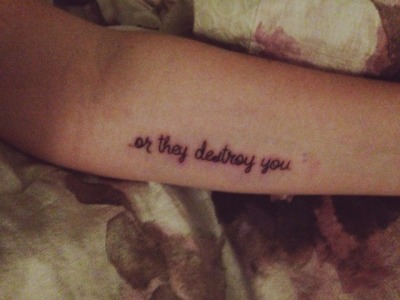 poetry tattoos tumblr