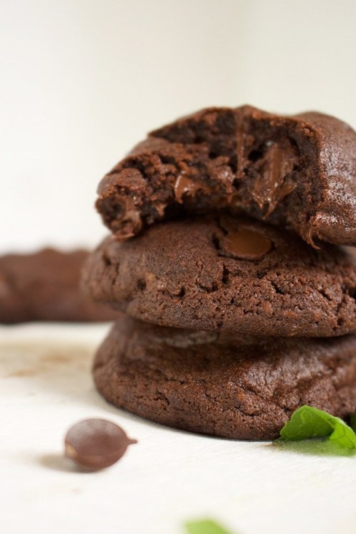 sweetoothgirl:vegan chocolate mint cookies