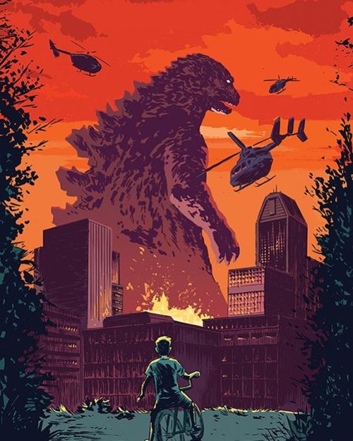 misterwalsh:Godzilla: Oblivion Issue 04 Cover #oldiebutgoodie...