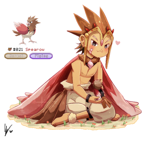 eindraa:Pokemon Humanization Project021. Spearow022. Fearow...