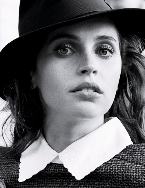 dailyfelicityjones:Felicity Jones photographed by Mark Seliger...