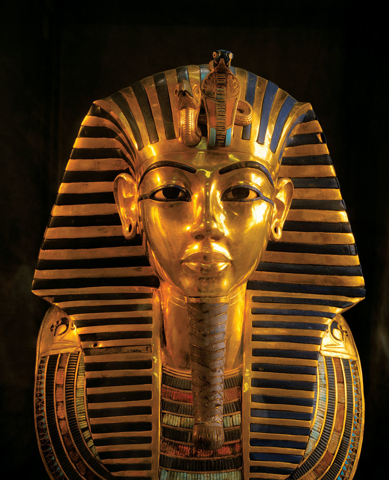 Gold Mask of TutankhamunProbably the most famous artifact in the world, the 11 kg death mask of pharaoh Tutankhamun was restored in 2015. The work is more than just the careful repair of a 3300 year old death mask.In August 2014, cleaning staff in...