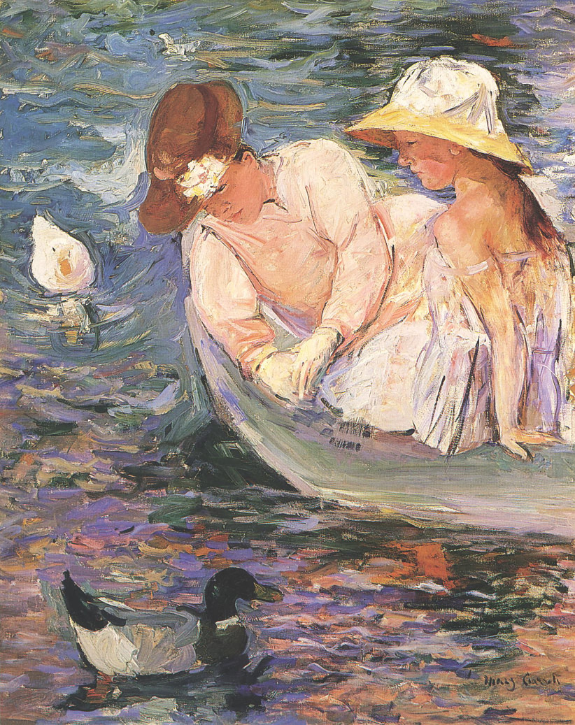 MARY CASSATT: “Summertime”, 1894 - oil on canvas, 100.7-81.3 cm. - Terra Foundation for American Art, Chicago - view high resolution image
Mary Cassatt was born in Pennsylvania, but lived much of her adult life in France, where she was invited by...