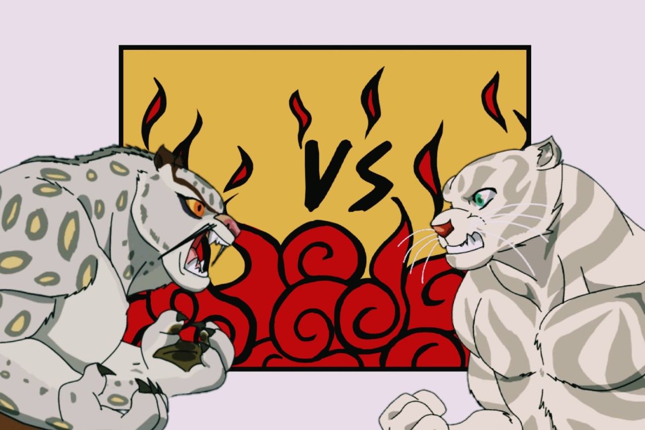 World War Joy Tai Lung Vs White Tiger Who Would Win Art By.