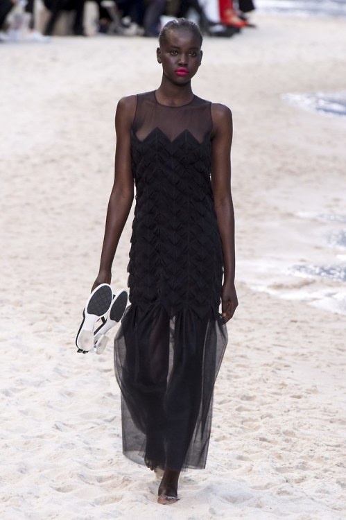 sosuperficial:Adut Akech  for Chanel, Spring 2019...